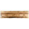 vidaXL Tablero de mesa borde natural madera maciza mango 180x40x3,8 cm