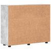 vidaXL Armario de Madera Gris Concreto 88,5 x 30,5 x 73 cm