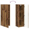 vidaXL Conjunto de mueble de TV Montaje en la pared 4 pcs Madera vieja