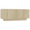 vidaXL Mesita de noche madera de ingenier&iacute;a roble Sonoma 100x35x40 cm