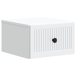 vidaXL Mesita de Noche de Pared 33 x 34,5 x 20 cm Madera de Ingenier&iacute;a