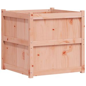 vidaXL Jardinera de madera maciza Douglas 70x70x70 cm