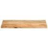 vidaXL Tablero de mesa borde natural madera maciza mango 110x60x3,8 cm
