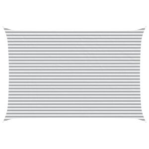 vidaXL Toldo Vela de Sombra Gris claro y . 6 x 4 m