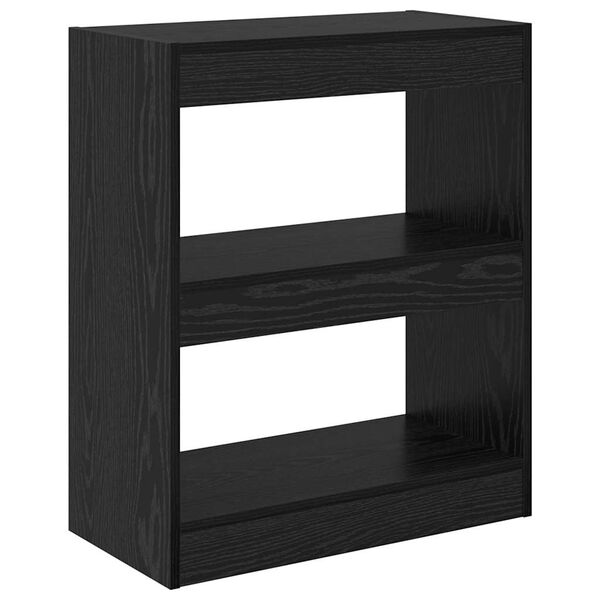 vidaXL Librer&iacute;a Roble Negro 60 x 30 x 72 cm Madera de ingenier&iacute;a