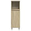 vidaXL Set de muebles de ba&ntilde;o 3 pzas madera contrachapada roble Sonoma