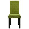 vidaXL Sillas de comedor 6 unidades terciopelo verde claro