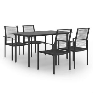 vidaXL Juego de comedor de jard&iacute;n 5 piezas