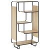 vidaXL Aparador alto Roble Sonoma 80 x 37.5 x 144 cm