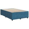 vidaXL Cama box spring con colch&oacute;n terciopelo azul oscuro 120x200 cm