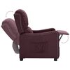 vidaXL Sill&oacute;n reclinable de tela morado