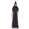 vidaXL Bruja parlante colgante de Halloween Morado 216 x 125 cm