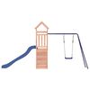 vidaXL Parque infantil de exterior madera maciza Douglas