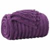 vidaXL Mantitas de Sof&aacute; 6 pcs Morado 200 x 150 cm Lana