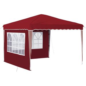 vidaXL Carpa Plegable para Fiestas 288 x 288 x 245 cm Burdeos