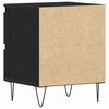 vidaXL Armario de Noche con caj&oacute;n 2 pcs Roble negro 40 x 35 x 50 cm