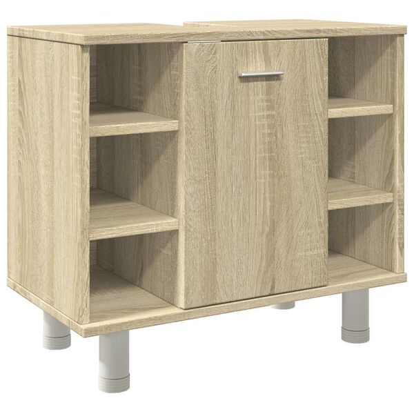 vidaXL Armario de ba&ntilde;o madera ingenier&iacute;a roble Sonoma 60x32x53,5 cm