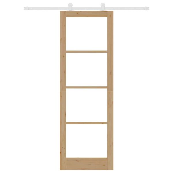 vidaXL Puerta Corredera ORKDAL Natural 78 x 232 cm