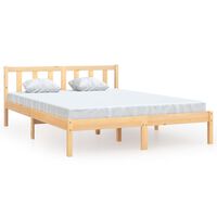 vidaXL Estructura de cama madera maciza de pino 160x200 cm