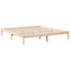 vidaXL Cama extralarga sin colch&oacute;n madera maciza de pino 200x220 cm