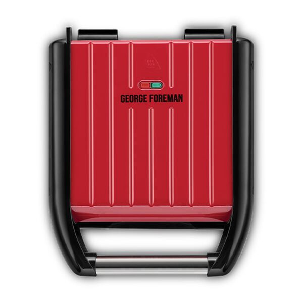 GEORGE FOREMAN Plancha compacta acero rojo S