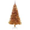 vidaXL Árbol de Navidad con 150 LED con soporte Dorado 150 cm PET