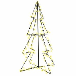 vidaXL &Aacute;rbol de Navidad 160 luces LED interior y exterior 78x120 cm
