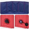 vidaXL Piscina Plegable para Perros Rojo y Azul 80 x 80 x 20 cm PVC