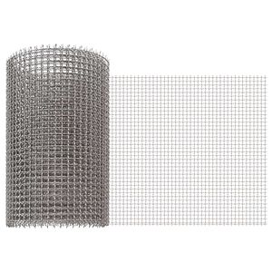 vidaXL Pantalla de malla 20 x 200 cm 3 Mesh Acero Inoxidable 201