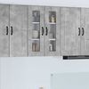 vidaXL Mueble de Cocina Kalmar Gris Concreto 60 x 31 x 80 cm