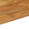 vidaXL Tablero de mesa rectangular madera maciza mango 80x50x2,5 cm