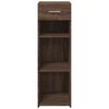 vidaXL Aparador de madera de ingenier&iacute;a marr&oacute;n roble 30x42,5x93 cm