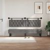 vidaXL Cabecera Colgante Gris oscuro 170 x 55 x 7 cm Terciopelo