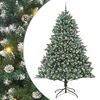 vidaXL &Aacute;rbol de Navidad artificial Verde 240 cm PVC, Pl&aacute;stico y Acero