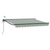 vidaXL Toldo Retr&aacute;ctil El&eacute;ctrico Verde, Blanco, Antracita 3 x 2,5 m