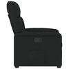 vidaXL Sillón reclinable de tela negro
