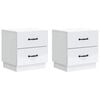 vidaXL Armario de Noche 2 uds. 43 x 34,5 x 44,5 cm