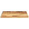 vidaXL Tablero de mesa rectangular madera mango rugosa 60x50x2,5 cm