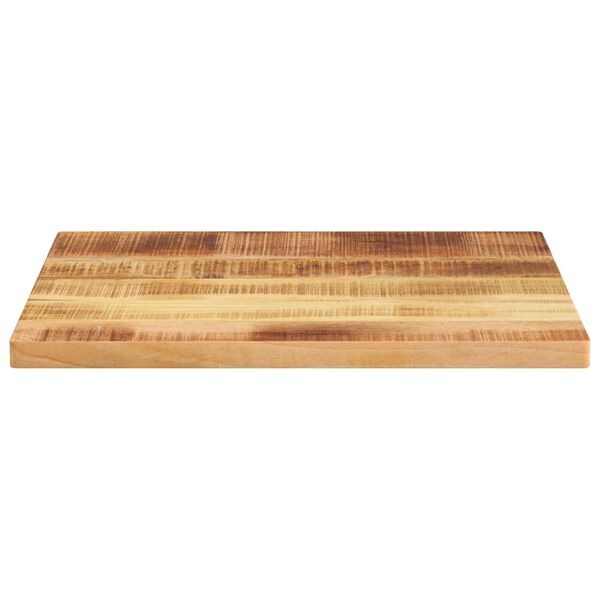 vidaXL Tablero de mesa rectangular madera mango rugosa 60x50x2,5 cm