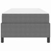 vidaXL Estructura de cama con colch&oacute;n Gris Claro 100 x 200 cm tela