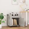 vidaXL Carrito de escritorio contrachapada gris hormig&oacute;n 60x45x60 cm