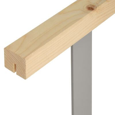 vidaXL Respaldos para sofá de palés 2 pzas madera maciza pino 110/70cm
