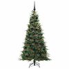 vidaXL Árbol de Navidad artificial con ramas articuladas Verde 180 cm