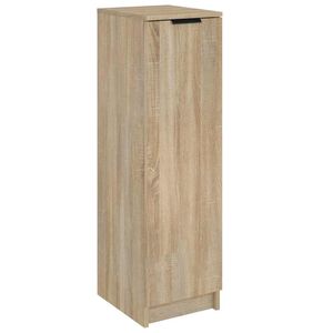 vidaXL Zapatero madera contrachapada roble Sonoma 30x35x100 cm