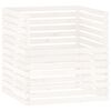 vidaXL Compostador de madera maciza de pino blanco 100x100x102 cm