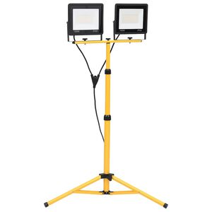 vidaXL Foco LED con tr&iacute;pode 2x100 W blanco fr&iacute;o