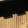 vidaXL Aparador marr&oacute;n 60x33x75 cm madera maciza mango