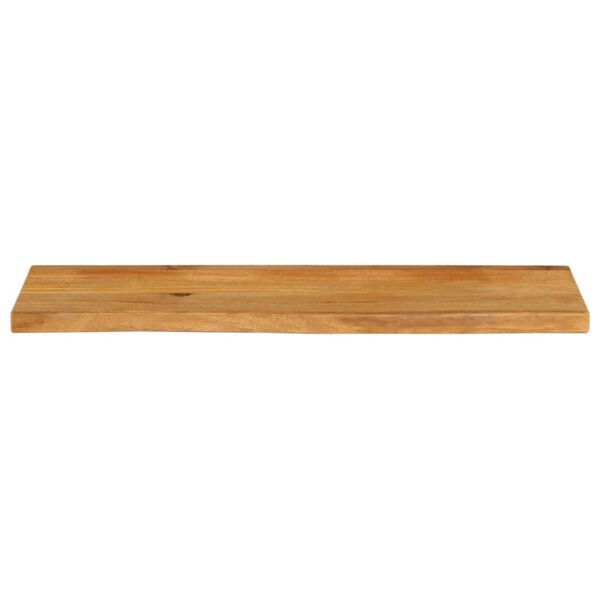 vidaXL Tablero de mesa borde natural madera maciza mango 100x20x3,8 cm
