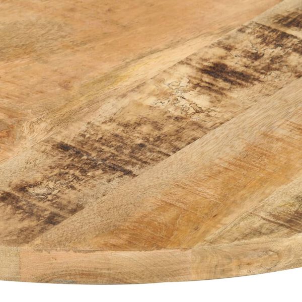 vidaXL Superficie de mesa redonda madera maciza de mango 25-27 mm 80cm