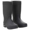 vidaXL Botas de agua negro n&uacute;mero 38 PVC